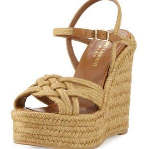 Yves Saint Laurent Beige Wedges